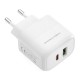 Мережевий Зарядний Пристрій XO L137 1USB-C/1USB PD/QC 20W+Type-C to Type-C New Logo