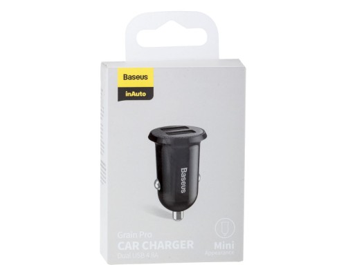 Автомобільний Зарядний Пристрій Baseus Grain Pro 2 USB 4.8A CCALLP
