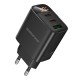 Мережевий Зарядний Пристрій Borofone BA98A 2USB-C/1USB PD/QC 30W Led Display