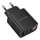 Мережевий Зарядний Пристрій Borofone BA98A 2USB-C/1USB PD/QC 30W Led Display