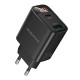 Мережевий Зарядний Пристрій Borofone BA96A 1USB-C/1USB PD/QC 20W Led Display