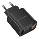 Мережевий Зарядний Пристрій Borofone BA96A 1USB-C/1USB PD/QC 20W Led Display