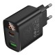 Мережевий Зарядний Пристрій Borofone BA96A 1USB-C/1USB PD/QC 20W Led Display