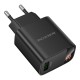 Мережевий Зарядний Пристрій Borofone BA95A 1USB QC 18W Led Display