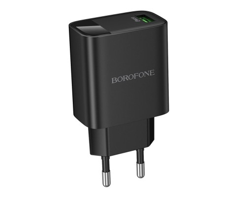 Мережевий Зарядний Пристрій Borofone BA95A 1USB QC 18W Led Display