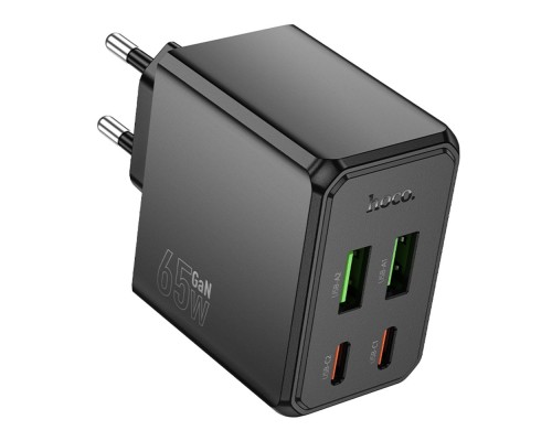 Мережевий Зарядний Пристрій Hoco CS19A 2USB-C/2USB PD/QC 65W