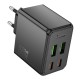 Мережевий Зарядний Пристрій Hoco CS19A 2USB-C/2USB PD/QC 65W