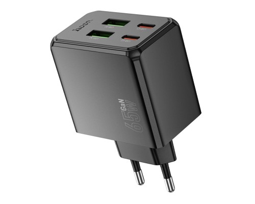 Мережевий Зарядний Пристрій Hoco CS19A 2USB-C/2USB PD/QC 65W