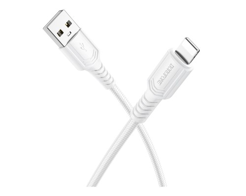 Кабель USB Borofone BX116 Lightning 2.4A