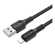 Кабель USB Borofone BX116 Lightning 2.4A