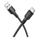 Кабель USB Borofone BX116 Type-C 3A