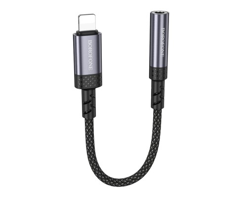 Перехідник Borofone BV24 iP to AUX 3.5mm (female) 15cm