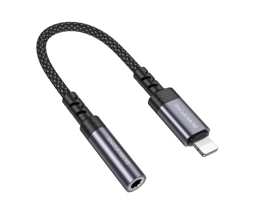 Перехідник Borofone BV24 iP to AUX 3.5mm (female) 15cm