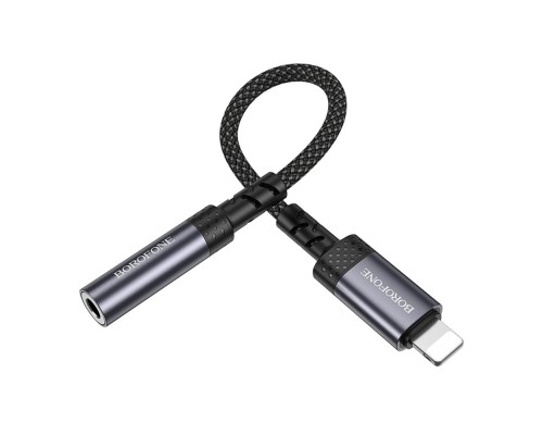 Перехідник Borofone BV24 iP to AUX 3.5mm (female) 15cm