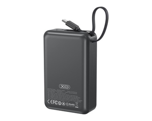 Універсальна Мобільна Батарея Power Bank XO PR267 65W with 65W Type-C two-way charging cable 20000 mAh