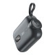 Універсальна Мобільна Батарея Power Bank XO PR260 Self-watch wireless charger, Type-C cable digital fast charger 20W, 10000 mAh