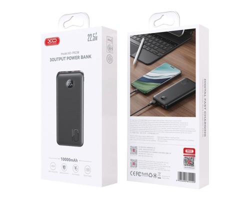 Універсальна Мобільна Батарея PR238 USB-C 20W/USB-A 22.5W 10000 mAh