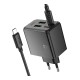 Мережевий Зарядний Пристрій Hoco CS18A 2USB-C/2USB PD/QC 45W+Type-C to Type-C