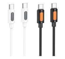 Кабель USB Borofone BX114 Silicone Type-C to Type-C 60W