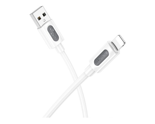 Кабель USB Borofone BX114 Silicone Lightning 2.4A