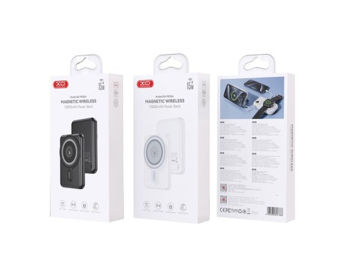 Універсальна Мобільна Батарея Power Bank XO PR264 Magnetic 15W wireless charging+PD20W with a holder 10000mAh