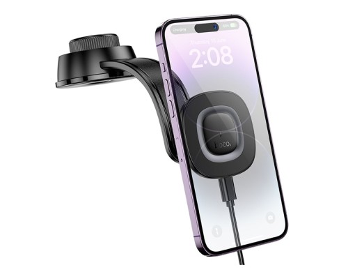 Автотримач Hoco HW31 4.5-7.0 inch Magnetic Ring Wireless 15W