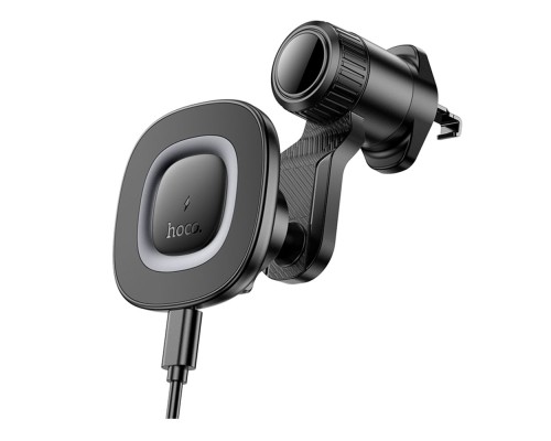 Автотримач Hoco HW30 4.5-7.0 inch Magnetic Ring Wireless 15W