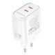 Мережевий Зарядний Пристрій Borofone BA90A 2USB-C PD/QC45W