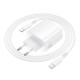 Мережевий Зарядний Пристрій Borofone BA90A 2USB-C PD/QC45W+Type-C to Type-C