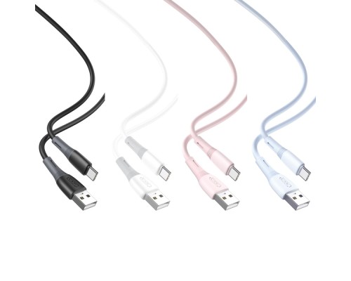 Кабель USB XO NB225 Silicone two-color Micro