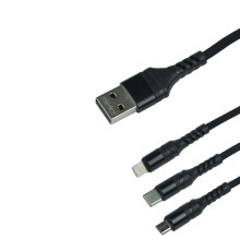 Кабель USB Remax RC-186 3-in-1 2.1A