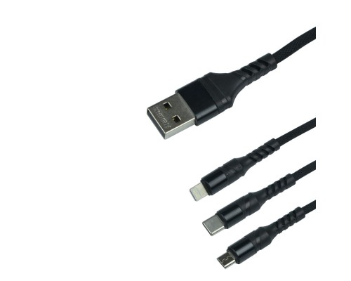 Кабель USB Remax RC-186 3-in-1 2.1A
