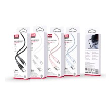 Кабель USB XO NB225 Silicone two-color Lightning М'ята упаковка