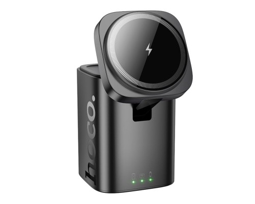 Бездротовий Зарядний Пристрій Hoco CQ20 3-in-1 15W Magnetic (iWatch)