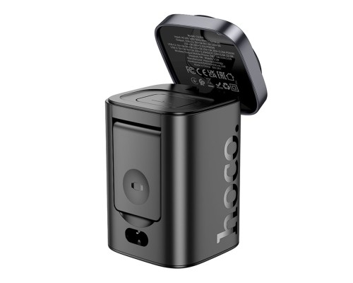 Бездротовий Зарядний Пристрій Hoco CQ20A EU 6-in-1 15W+1USB/2USB-C 65W Magnetic (iWatch)