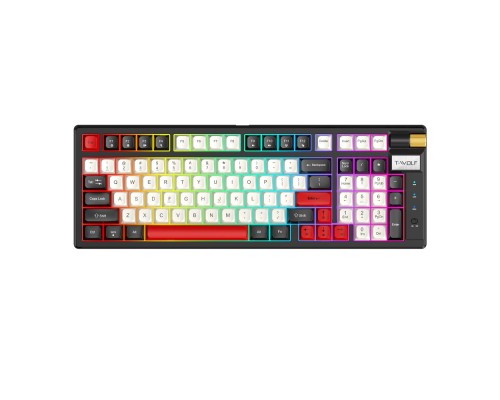 Клавіатура TWolf T70 LED  Red Switch (TypeC+2.4ghz+BT)