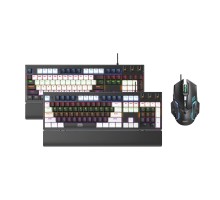 Клавіатура і Миша XO KB-06 mixed color luminous mechanical
