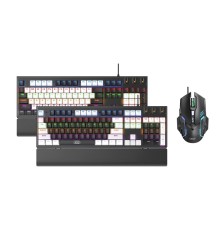 Клавіатура і Миша XO KB-06 mixed color luminous mechanical