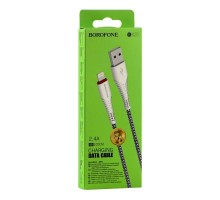 Кабель USB Borofone BX25 Powerful Lightning М'ята упаковка