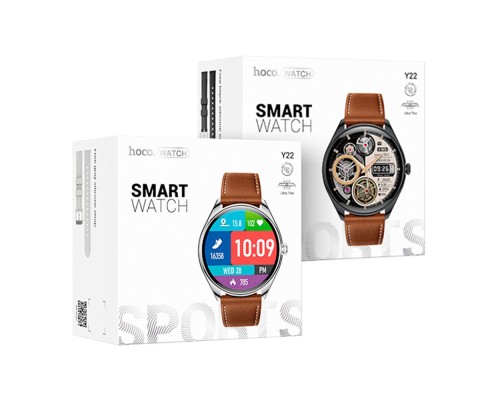 Смарт Годинник Hoco Y22 AMOLED Smart sports watch(call version) М'ята Упаковка