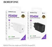 Мережевий Зарядний Пристрій Borofone BA86A 1USB-C PD/QC 45W