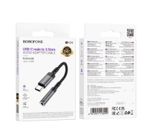 Перехідник Borofone BV24 Type-C to AUX 3.5mm (female) 15cm