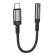 Перехідник Borofone BV24 Type-C to AUX 3.5mm (female) 15cm