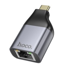 Перехідник Hoco UA35 Type-C to RJ45 10/100Mbps