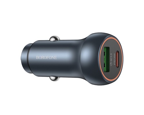 Автомобільний Зарядний Пристрій Borofone BZ32B 1USB/1USB-C QC/PD48W