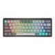 Клавіатура Ігрова бездротова Fantech PRO63 MK912 (Wired, BT, 2.4Ghz) Red Switch