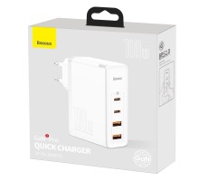 Мережевий Зарядний Пристрій Baseus GaN2 Pro Quick Charger 2C+2U 100W CCGAN2P-L