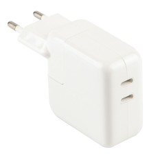 Мережевий Зарядний Пристрій Apple Dual Type‑C PD25W+PD25W Total 50W 1:1