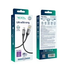 Кабель USB Ridea RC-US42 UltraStrong Type-C 3A 2m
