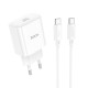 Мережевий Зарядний Пристрій Hoco C76A Pro 1USB-C PD/QC 30W+Type-C to Type-C